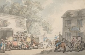 Viajar em França de Thomas Rowlandson