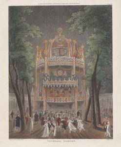 Vauxhall Garden, 2 de outubro de 1809., 2 de outubro de 1809 de Thomas Rowlandson