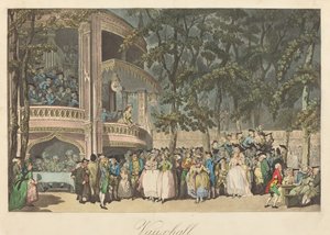 Jardins de Vauxhall de Thomas Rowlandson
