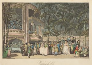 Jardins de Vauxhall de Thomas Rowlandson