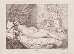 Vênus de Urbino, 1799., 1799. de Thomas Rowlandson