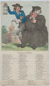 Vigário e Moisés, 8 de agosto de 1784., 8 de agosto de 1784. de Thomas Rowlandson