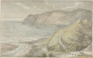 Vista a partir da pousada em Lynton de Thomas Rowlandson