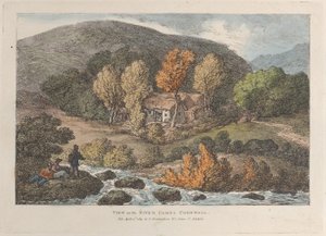 Vista no River Camel, Cornwall, de Views in Cornwall, 12 de abril de 1812., 12 de abril de 1812. de Thomas Rowlandson