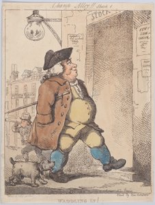 Waddling In!, 1º de agosto de 1799., 1º de agosto de 1799. de Thomas Rowlandson