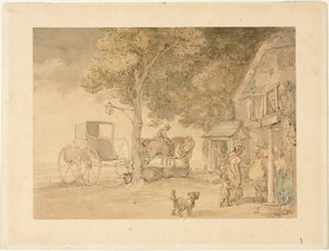 Cavalos de Água de Thomas Rowlandson