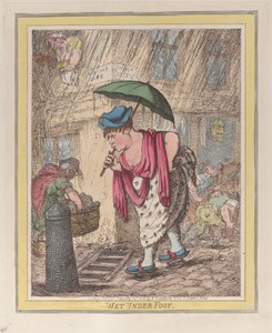 Molhado sob os pés, 10 de fevereiro de 1812., 10 de fevereiro de 1812. de Thomas Rowlandson