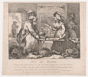 Wit and Wisdom Pitorescas Belezas de Boswell, Primeira Parte, 15 de maio de 1786., 15 de maio de 1786. de Thomas Rowlandson