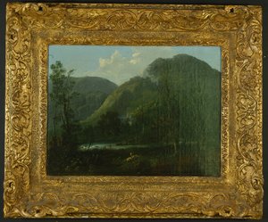Rydal Hall, c.1790 óleo sobre tela de Thomas Sautelle Roberts