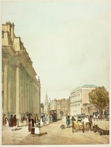 Board of Trade, Whitehall, de Downing Street, placa oito de Original Views of London as It Is de Thomas Shotter Boys