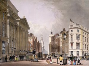 Cheapside e mansão, 1842 de Thomas Shotter Boys