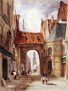 Igreja de São Carlos Borromeo em Antuérpia de Thomas Shotter Boys