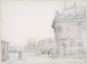 Île de la Cité vista do Institut, Paris de Thomas Shotter Boys