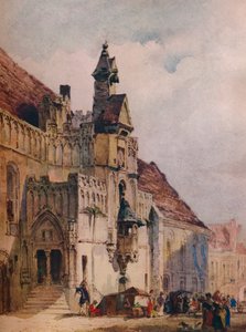 A Câmara Municipal, St Omer, 1867 de Thomas Shotter Boys