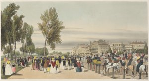 Londres como ela é: Hyde Park, perto de Grosvenor Gate de Thomas Shotter Boys