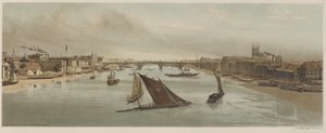 Londres como ela é: London Bridge, da Southwark Bridge de Thomas Shotter Boys