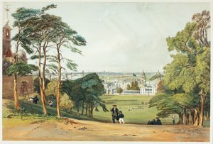 Londres, de Greenwich, placa cinco de Original Views of London as It Is de Thomas Shotter Boys