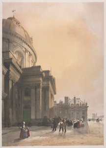 Arquitetura pitoresca em Paris, Gante, Antuérpia, Rouen: La Chapelle de lInstitute ..., 1839. de Thomas Shotter Boys