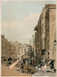 Temple Bar do The Strand, em Londres de Thomas Shotter Boys