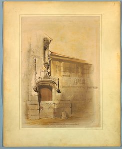 Página de título, "Arquitetura pitoresca em Paris, Ghent, Antuérpia, Rouen, etc." de Thomas Shotter Boys