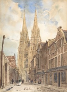 Vista de Bayeux, 1832. de Thomas Shotter Boys