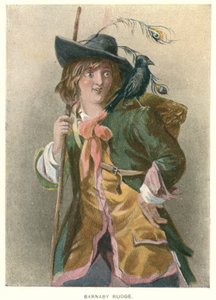 Barnaby Rudge, ilustração para &39;Barnaby Rudge&39; por Charles Dickens de Thomas Sibson