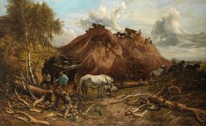 Desobstruir a Madeira para o Caminho do Ferro de Thomas Sidney Cooper