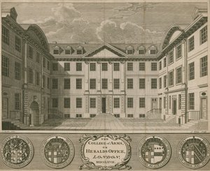 O Colégio de Armas, ou o Herald&39;s Office, em Londres