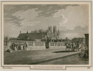 Vista, de, ponte westminster