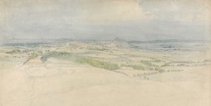 Uma vista distante de Edimburgo de Thomas Stothard