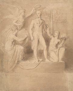 Um Estudo para o Monumento de Wellington de Thomas Stothard