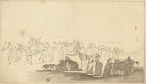 Peregrinos de Cantuária de Thomas Stothard