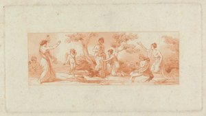 [Um de] Dois álbuns, contendo um total de 213 desenhos de Stothard para ilustrações de livros de Thomas Stothard