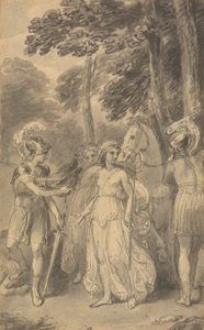 Uma das Seis Ilustrações para "As Aventuras de Telemachus filho de Ulisses" de Fenelon de Thomas Stothard