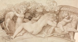 Desenho de Relevo para uma Adega de Sal de Prata de Thomas Stothard