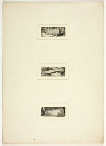 Estudo para um prato de Telêmaco de Thomas Stothard