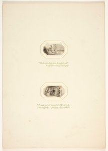 Estudo para uma prancha de The Task de Thomas Stothard