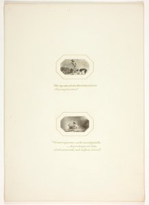 Estudo para uma prancha de The Task de Thomas Stothard