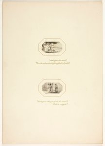 Estudo para uma prancha de A tarefa de Thomas Stothard