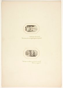 Estudo para uma prancha de A tarefa de Thomas Stothard
