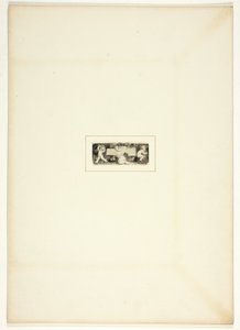 Estudo para uma placa de The Triumphs of Temper, no livro de bolso de noivados reais de 1796 de Thomas Stothard