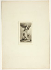 Estudo para uma placa de The Triumphs of Temper, no livro de bolso de noivados reais de 1796 de Thomas Stothard