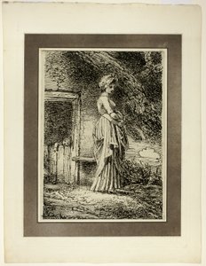 A Maçã Perdida, da primeira edição de Specimen of Polyautography de Thomas Stothard