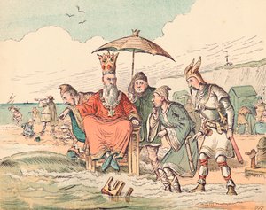 Canute e seus cortesãos, c1884