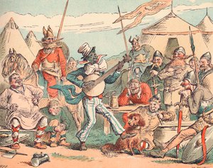 Rei Alfred no acampamento dinamarquês, c1884