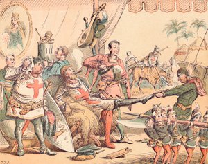 Rei Ricardo I na Palestina, c1884