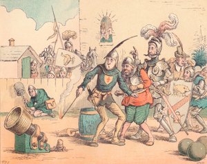 A introdução da artilharia, c1884