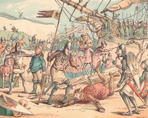 A Desembarque de Guilherme, o Conquistador, c1884