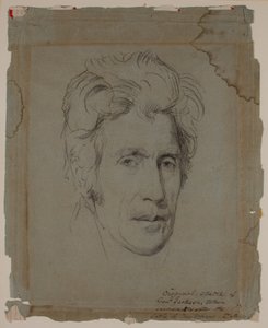 Andrew Jackson, após a Batalha de Nova Orleans, c.1815 (desenho) de Thomas Sully
