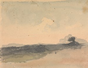Paisagem Hilly Landscape de Thomas Sully